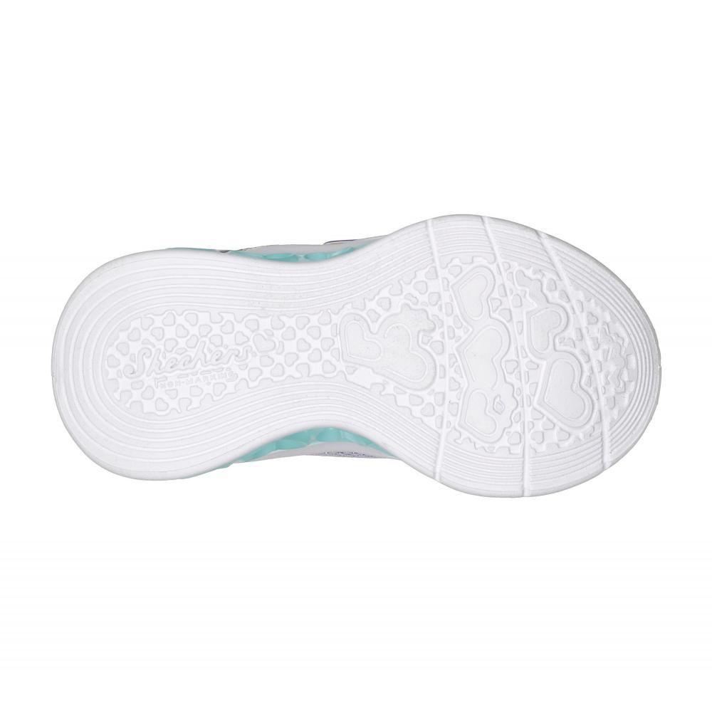 Zapatilla Niña Flutter Heart Lights Bring Morada Skechers-2