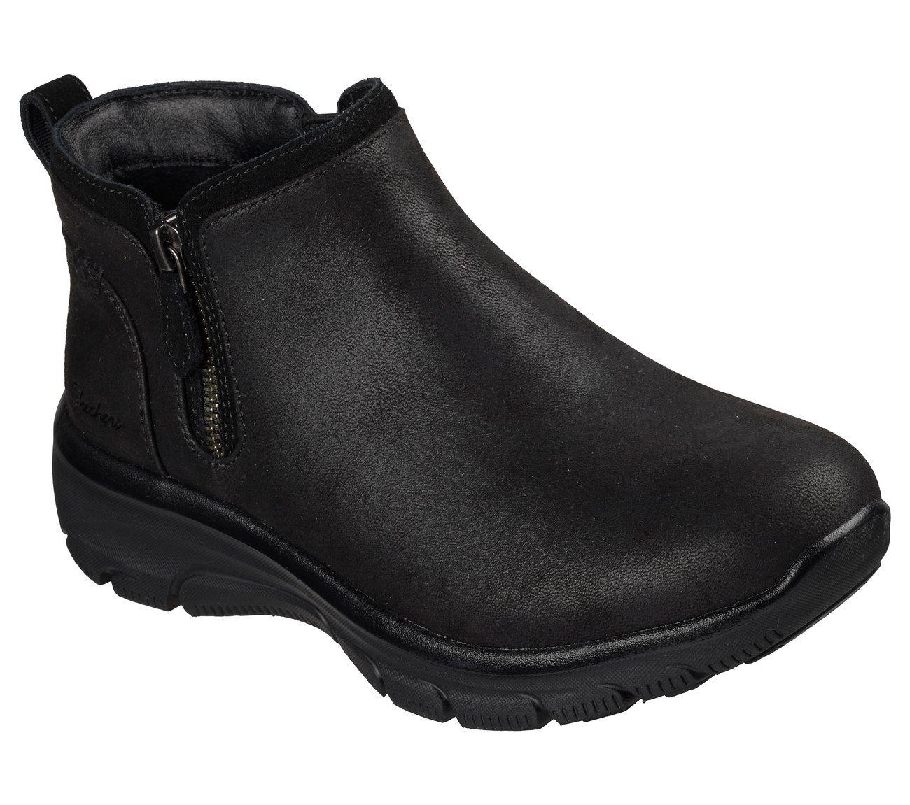 Botines Mujer Easy Going Fall View Negro Skechers-2