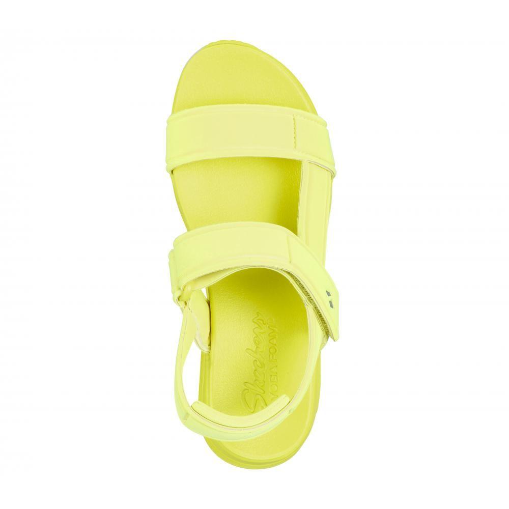Sandalia Mujer Uno Fun Stand Amarillo Skechers-1