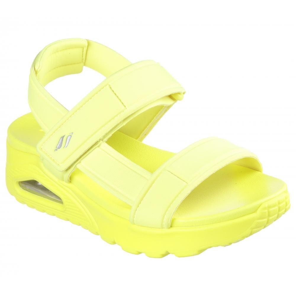 Sandalia Mujer Uno Fun Stand Amarillo Skechers-4