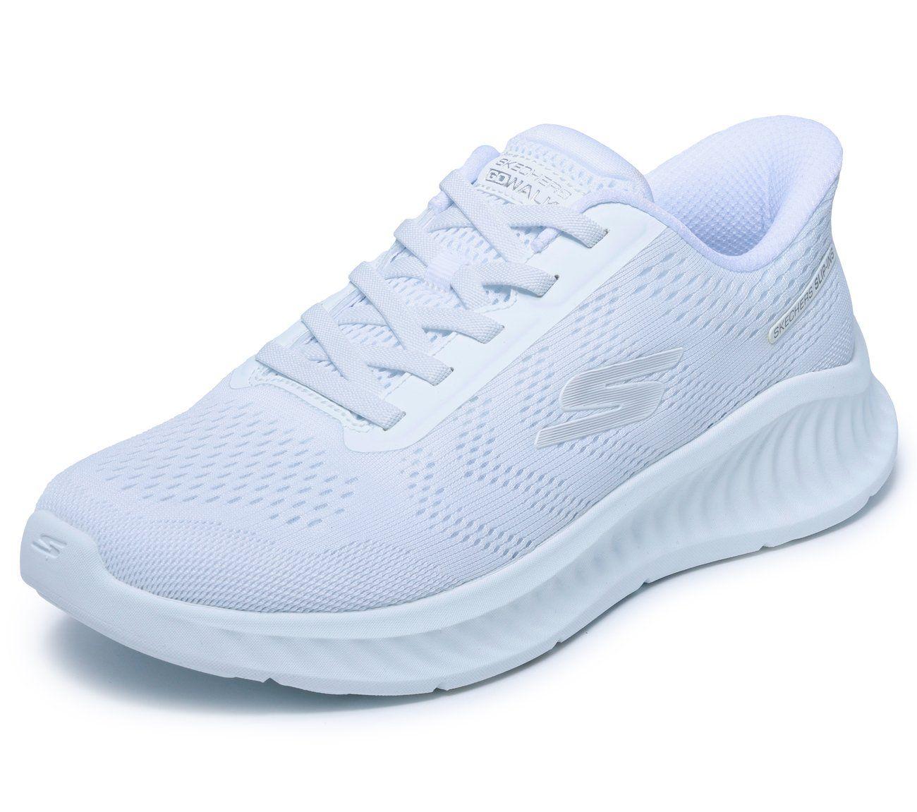 Zapatillas Mujer Slip-ins Go Walk Now Khloe Blanco Skechers-4