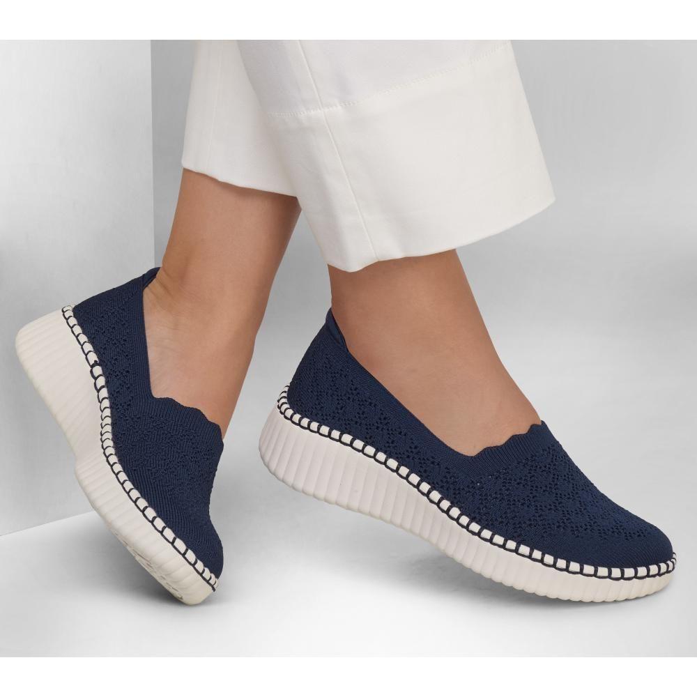 Zapatilla Mujer Wilshire Blvd Azul Skechers-1