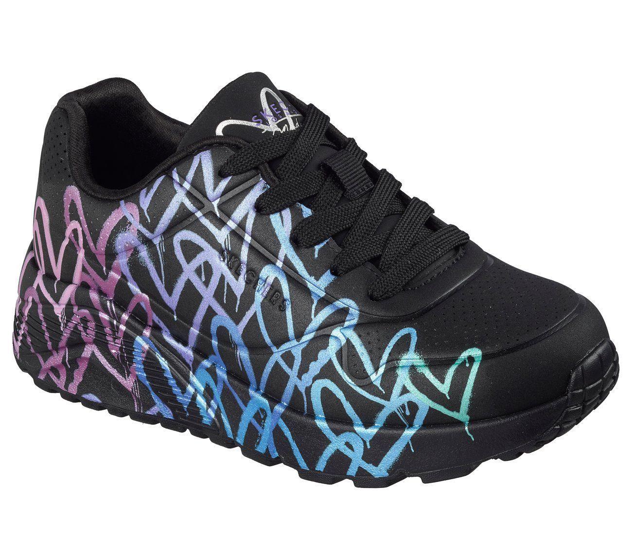 Zapatillas Niña Skechers UNO Lite Metallic Joy-3