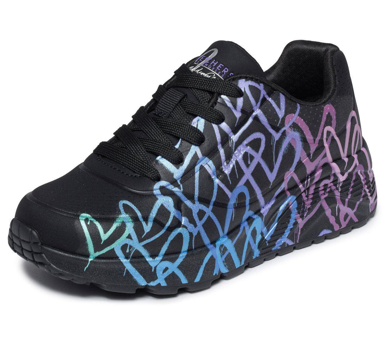 Zapatillas Niña Skechers UNO Lite Metallic Joy-4