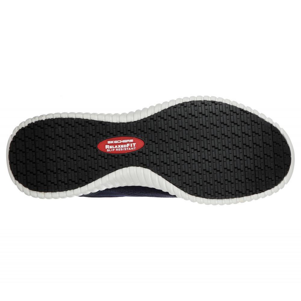 Zapato Hombre Work Cessnock SR Azul Skechers-2