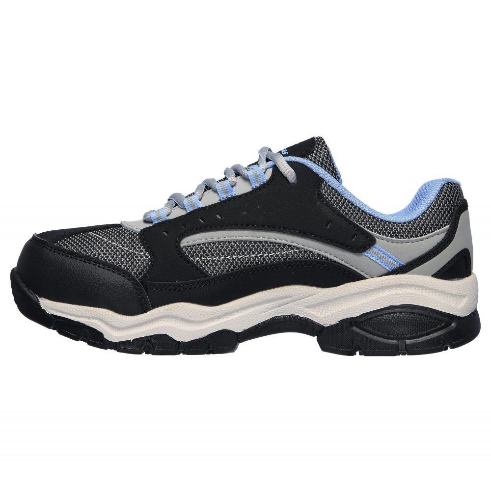 Zapato Mujer Work ST Biscoe Negro Skechers -4