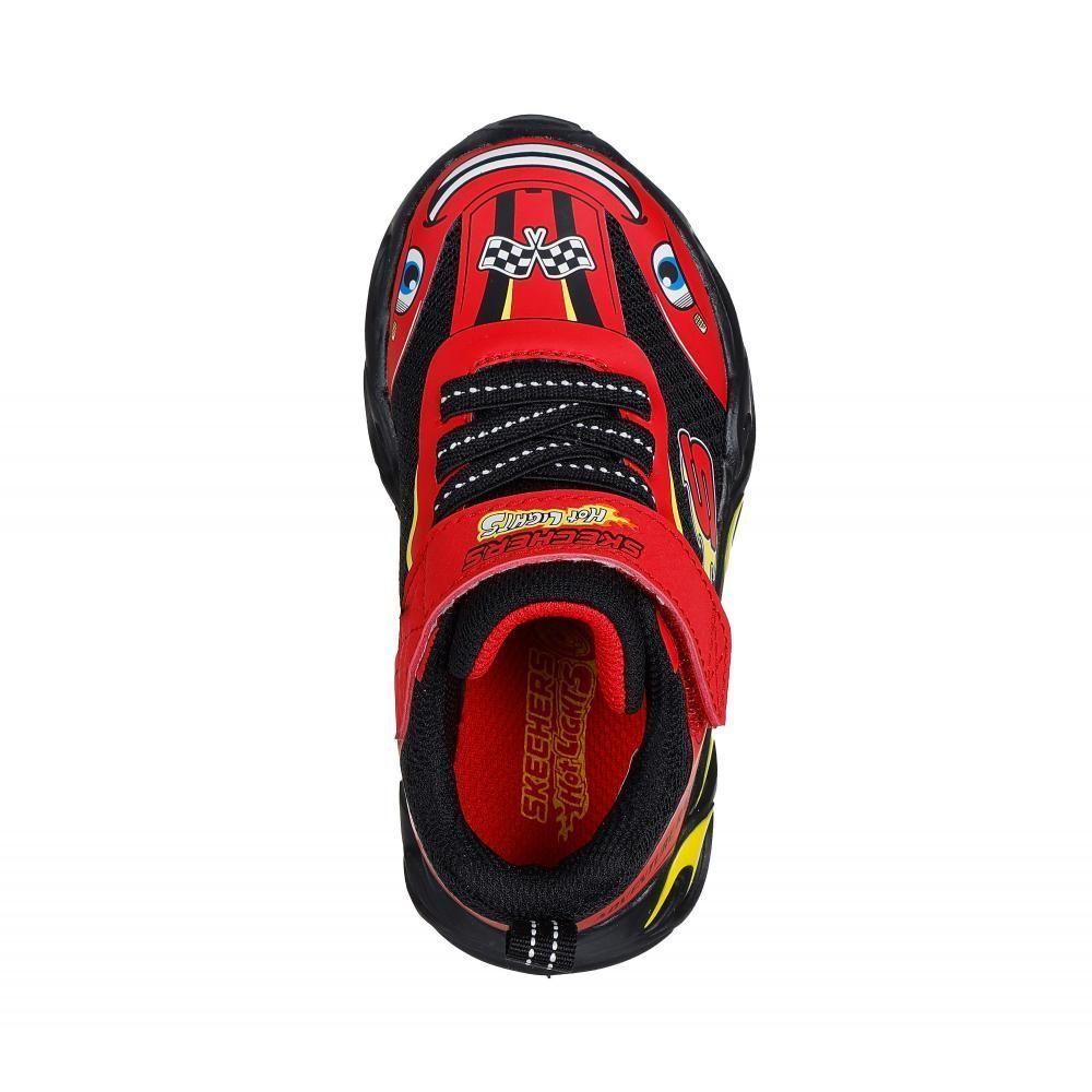 Lazy Boy Skill ミッドレングスフィン　9インチ レッド Zapatilla Niño Thermo-Flash Wheel Buddies Rojo Skechers Skechers