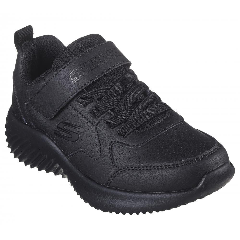Zapatilla Niño Bounder Power Study Negro Skechers-4