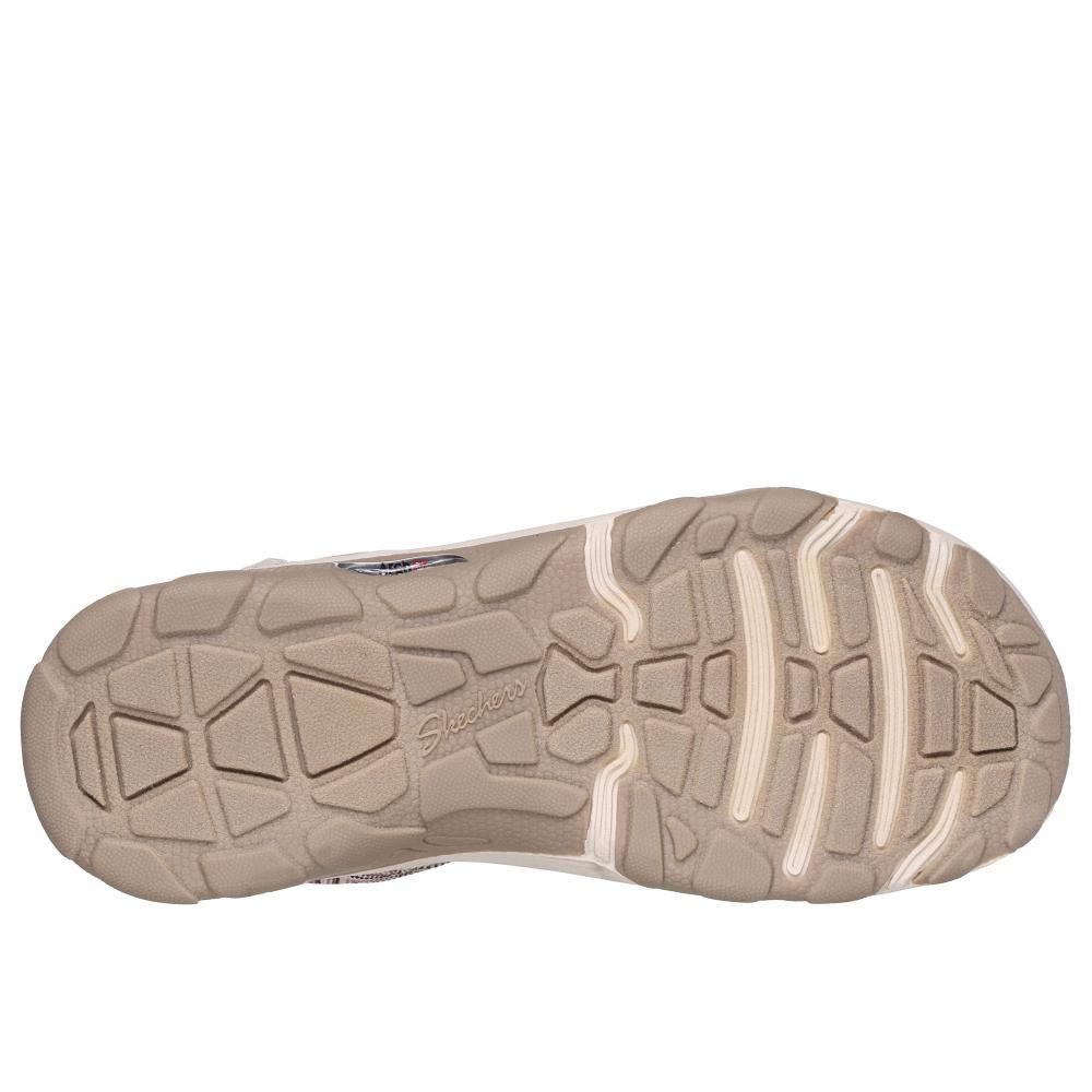 Sandalia Mujer Arch Fit Reggae Grounded Beige Skechers-2