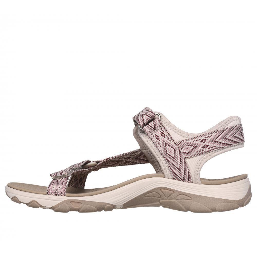 Sandalia Mujer Arch Fit Reggae Grounded Beige Skechers-3