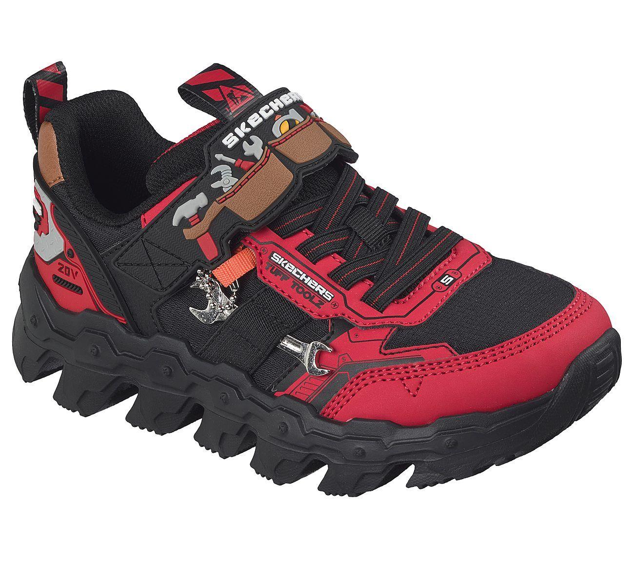 Zapatos Skechers Niño Mega-Flex Lite Tuff Toolz Rojo-4
