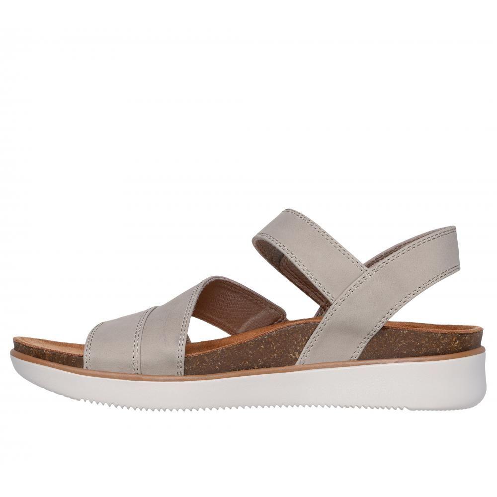 Sandalia Mujer Lifted Comfort Beige Skechers-3