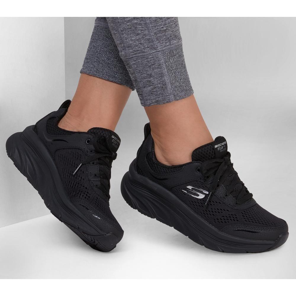 Zapatilla Mujer D'Lux Walker Infinite Motion Negra Skechers-1