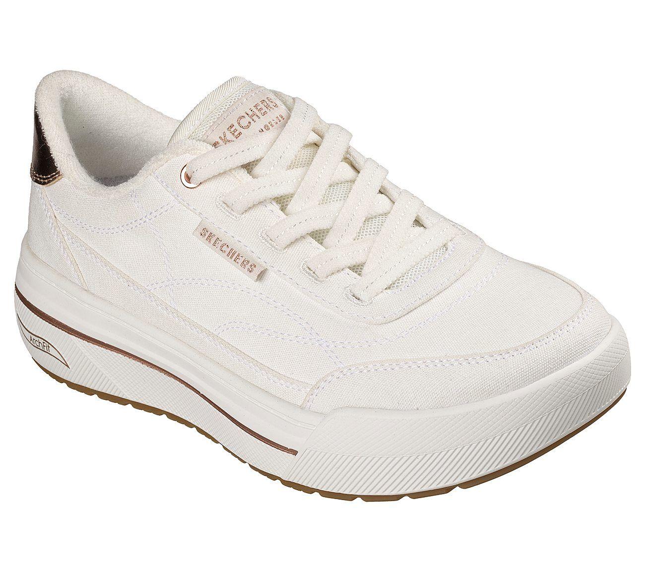 Zapatillas Skechers Mujer Arch Fit Arcade Hi Blanco-4