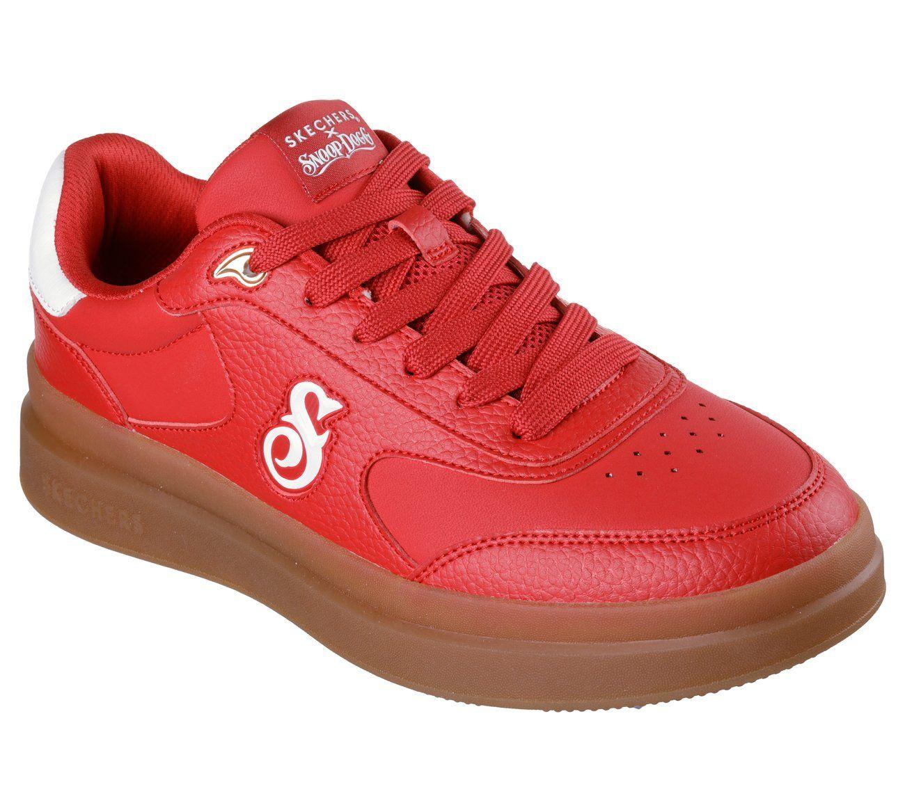 Zapatillas Hombre Courtside Cali Dudez Rojo Skechers-3