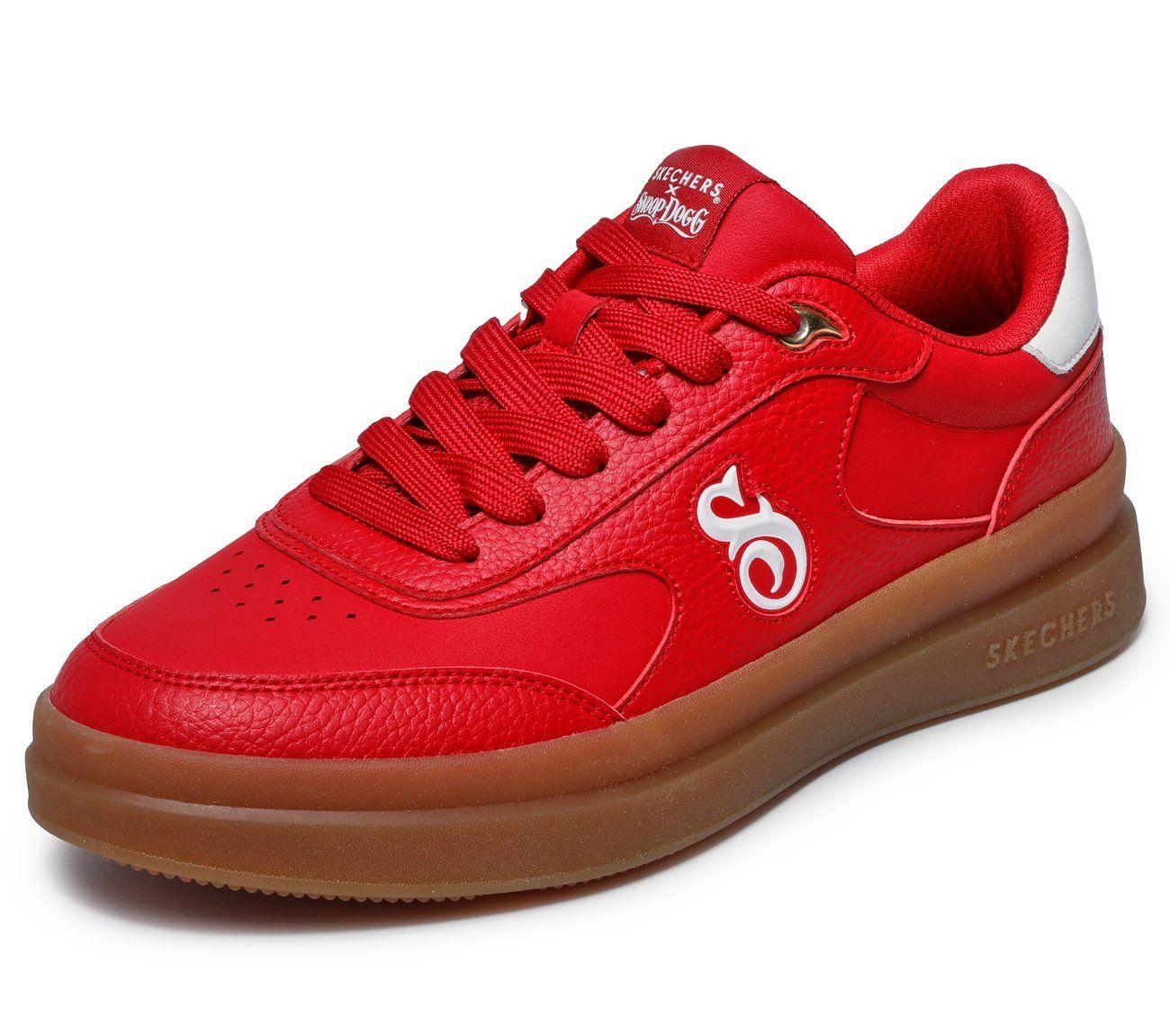 Zapatillas Hombre Courtside Cali Dudez Rojo Skechers-4