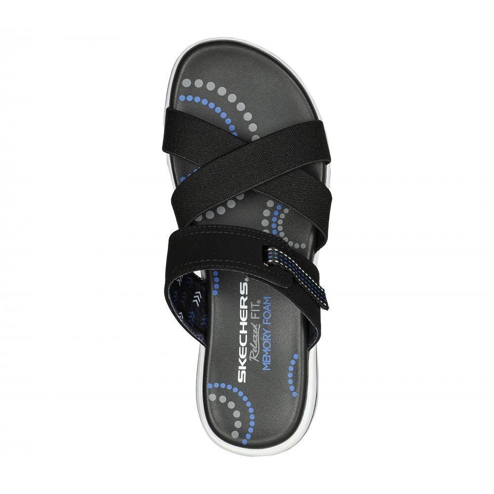 Sandalia Mujer Bayshore Take It Easy Negro Skechers-1