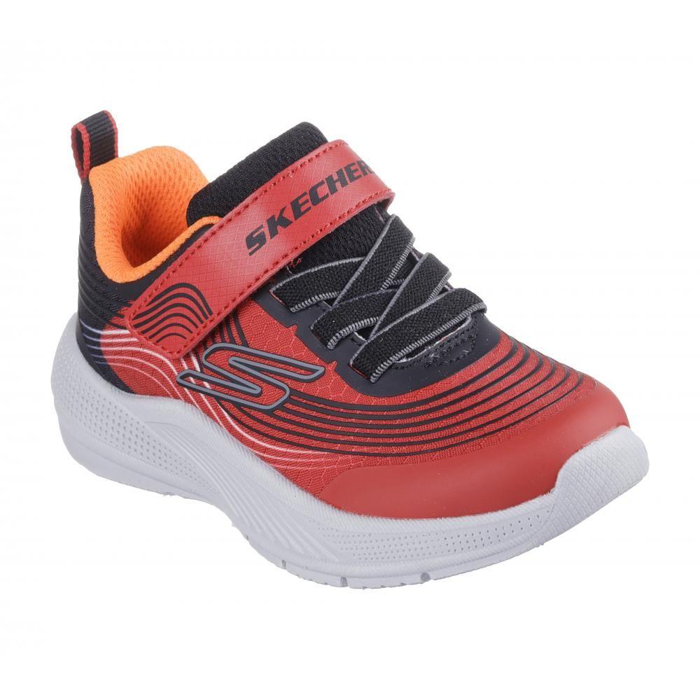 Zapatilla Niño Microspec Advance Rojo Skechers-4