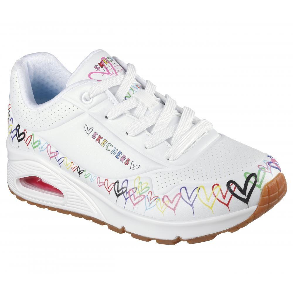 Zapatilla Mujer Uno Blanco B Skechers-4