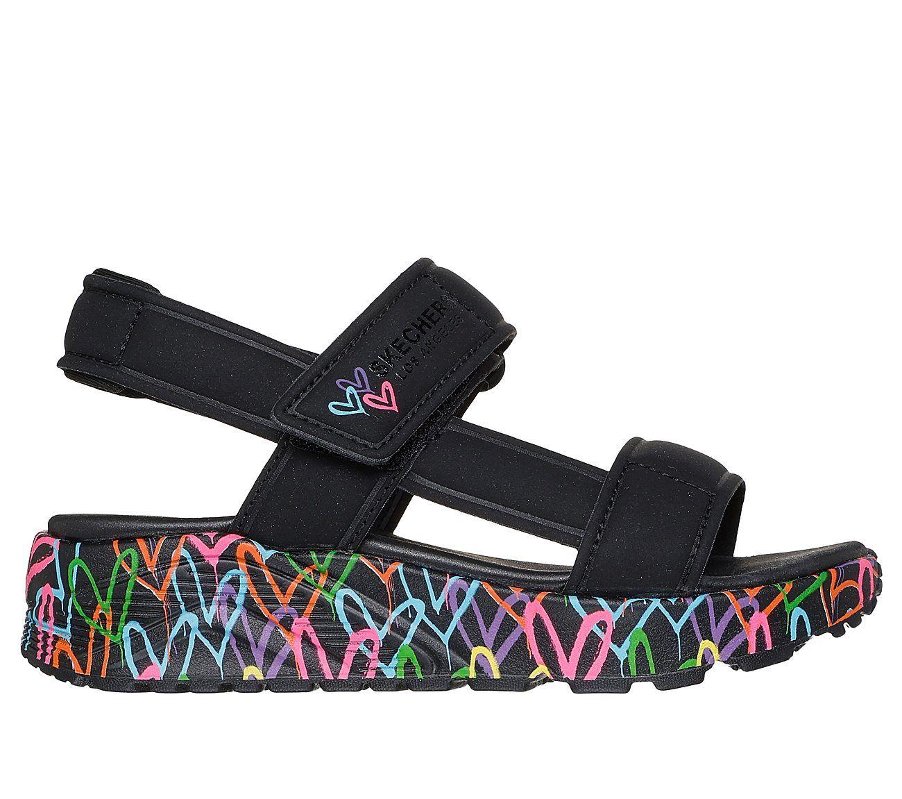 Sandalias Skechers Niña Jgoldcrown Uno Lite Sandal Negro-0