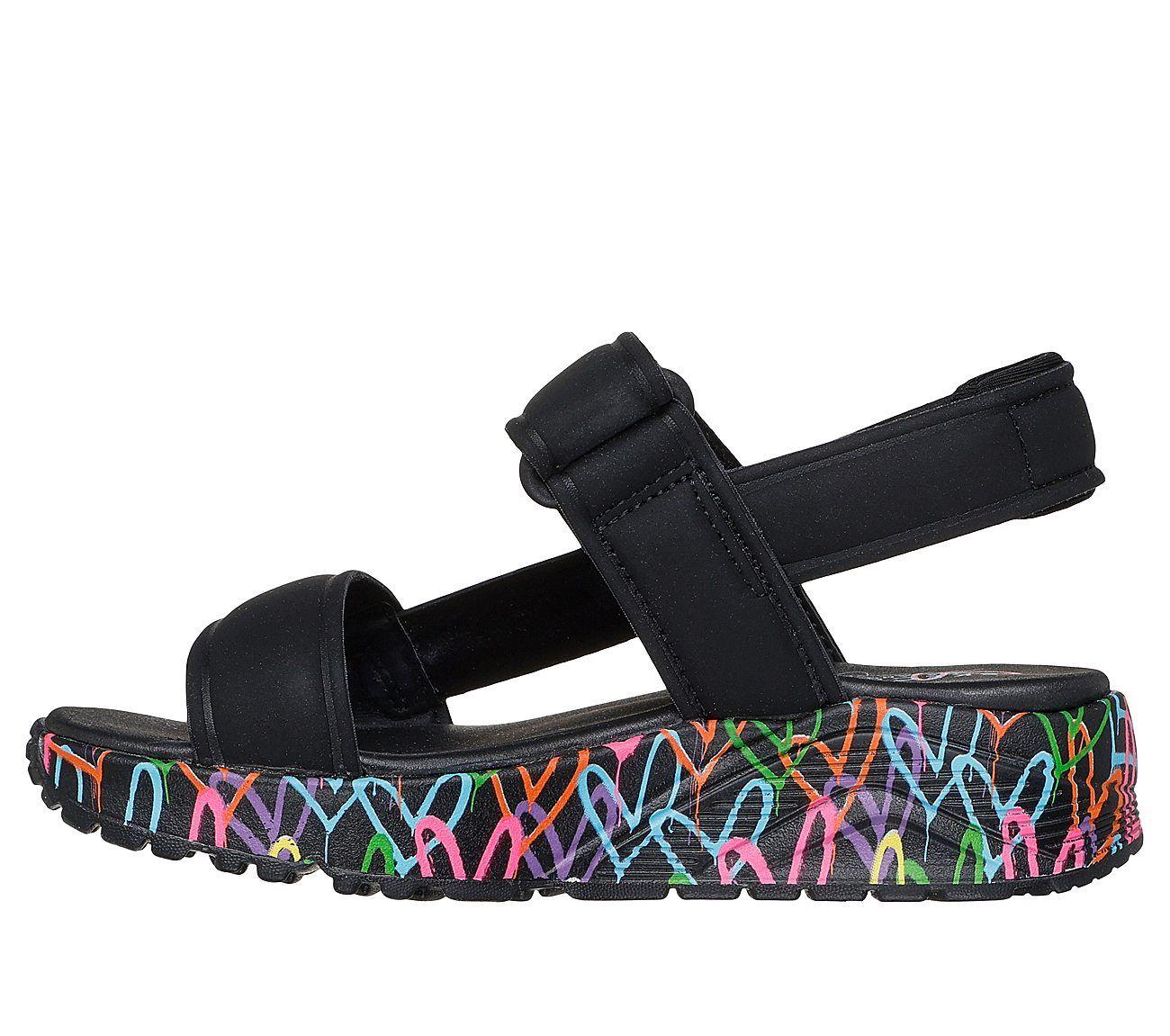 Sandalias Skechers Niña Jgoldcrown Uno Lite Sandal Negro-3