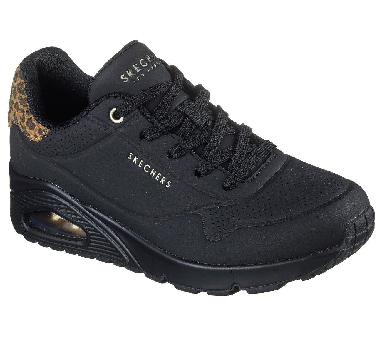 Zapatillas Mujer Uno Jungle Nite Negro Skechers-3