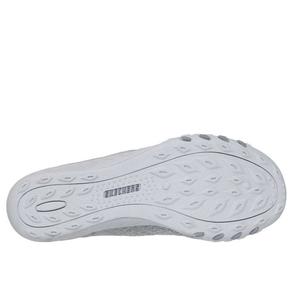 Zapatillas Mujer Slipins Breathe Easy Knitty Gris Skechers-2