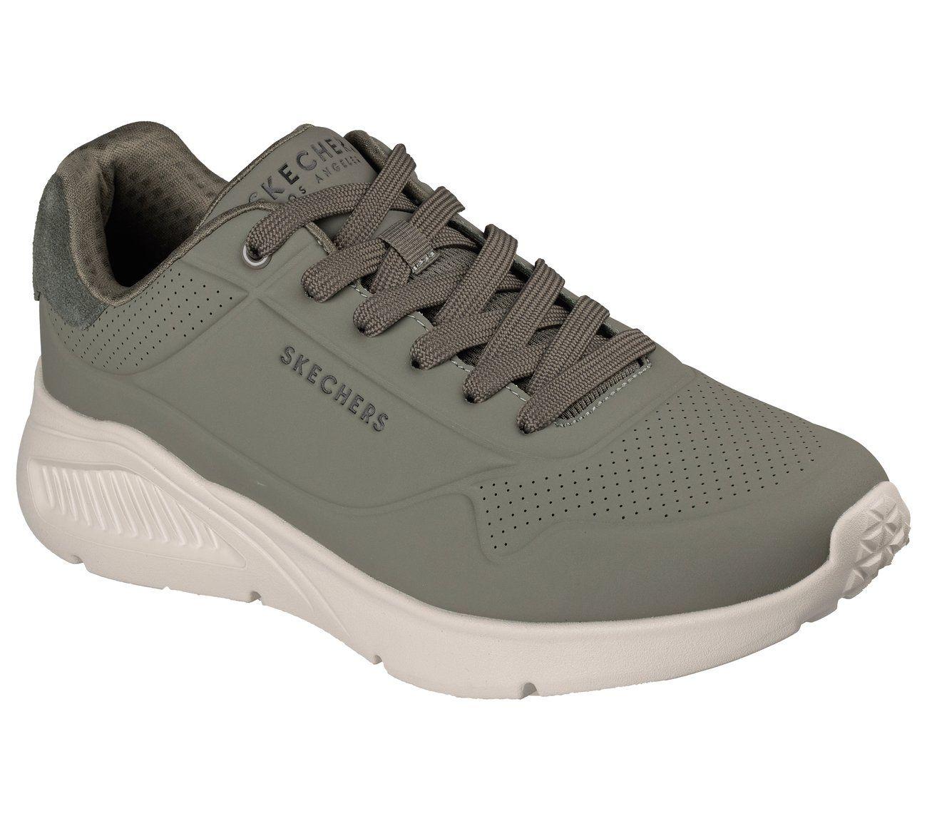 Zapatillas Hombre Uno Lite Suited Lite Verde Oliva Skechers-3
