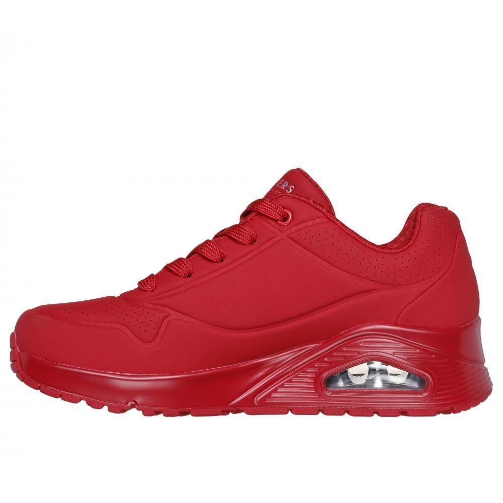 Zapatillas Mujer Uno Stand On Air Rojo Skechers-3
