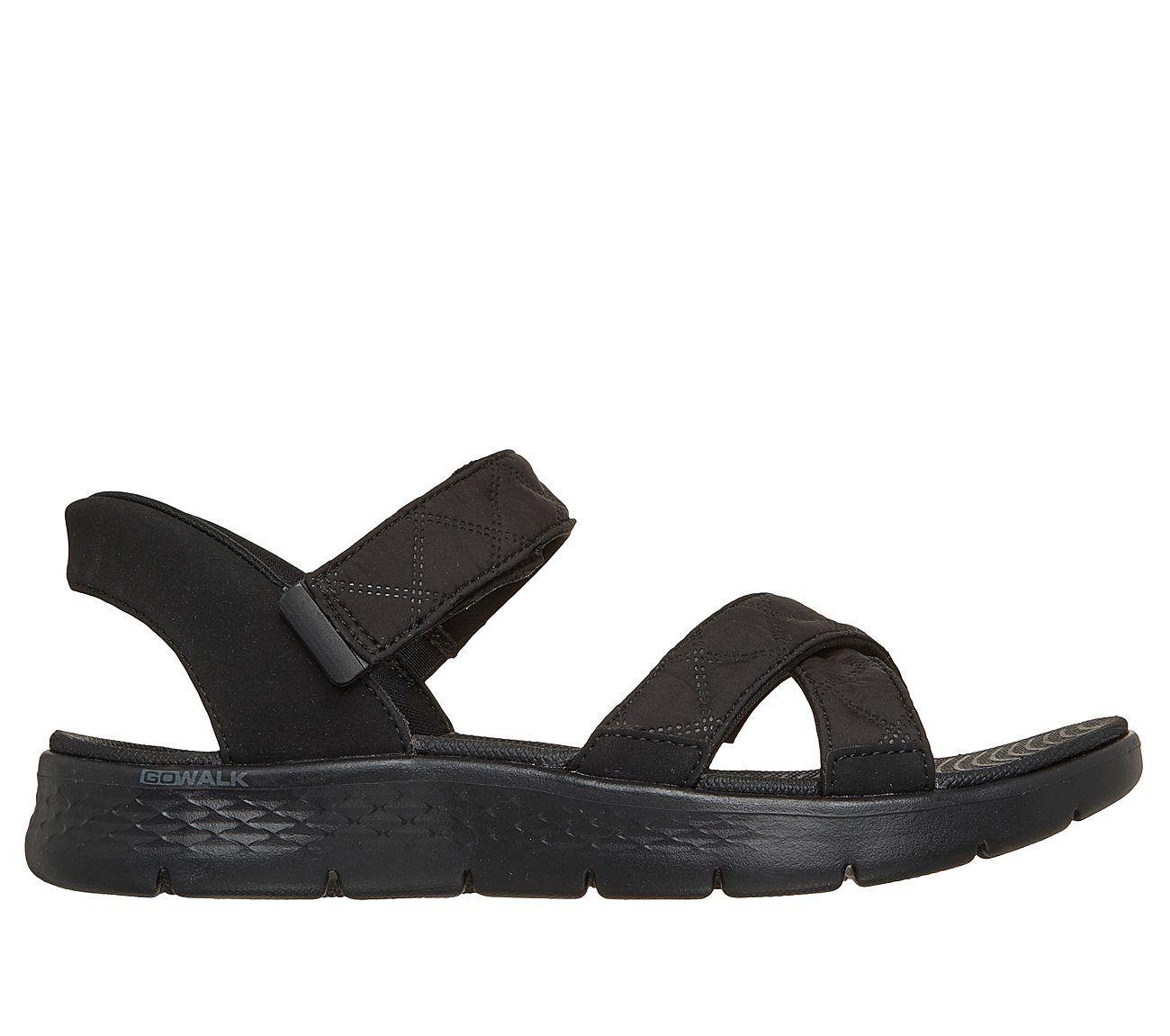 Sandalias Skechers Mujer Slip-Ins Go Walk Flex Sandal Negro-0