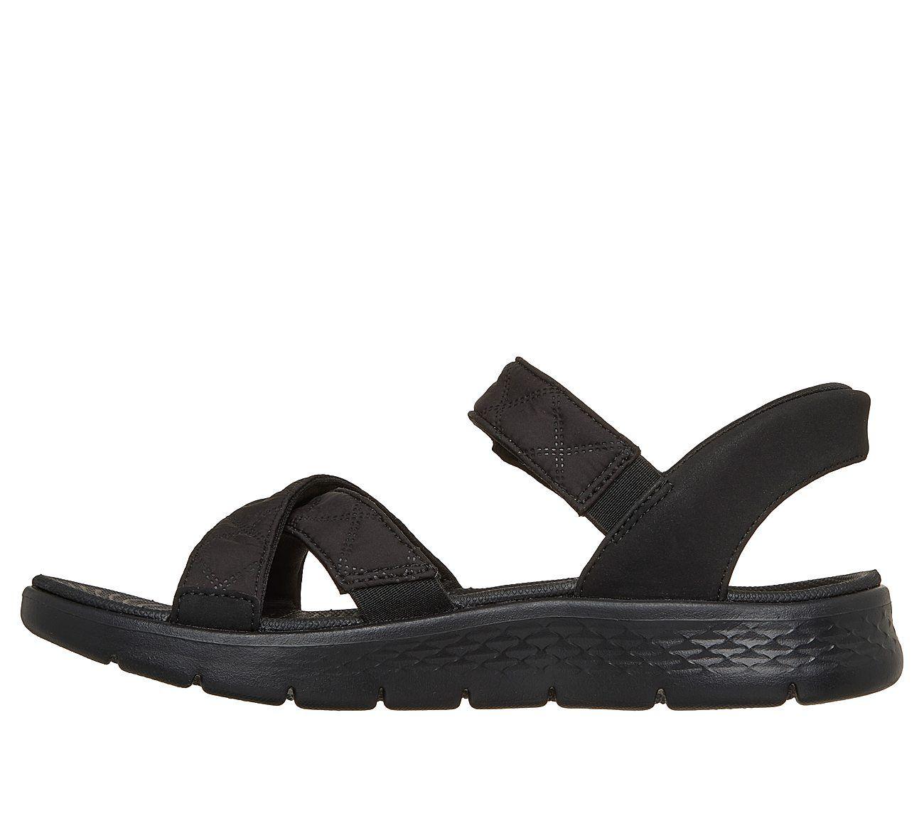 Sandalias Skechers Mujer Slip-Ins Go Walk Flex Sandal Negro-3