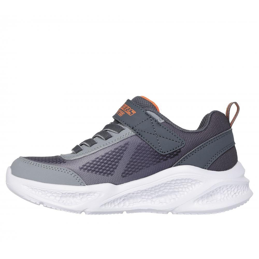 Zapatilla Niño MeteorLightsKrendo Gris Skechers-3