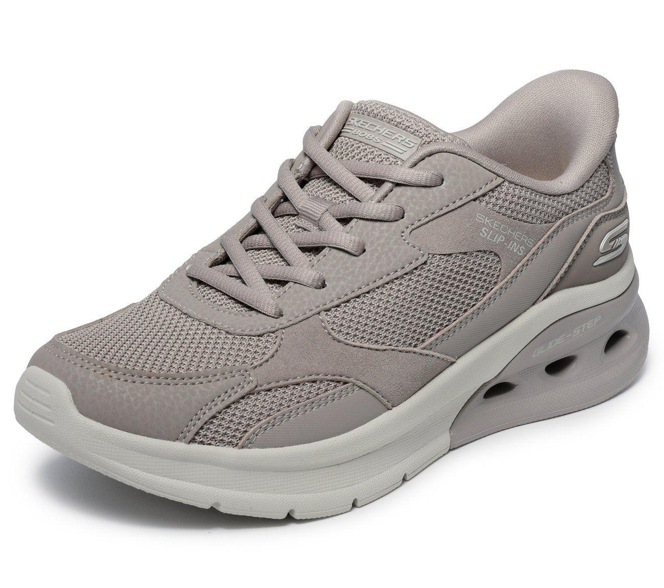 Zapatillas Mujer Slip-ins Bobs Arc2.0 Now You Gris Skechers-4