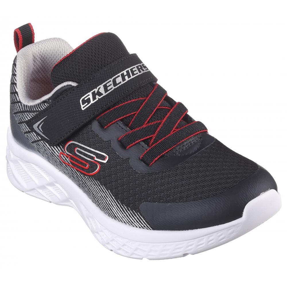 Zapatilla Niño Microspec II Zovrix Negro Skechers-4