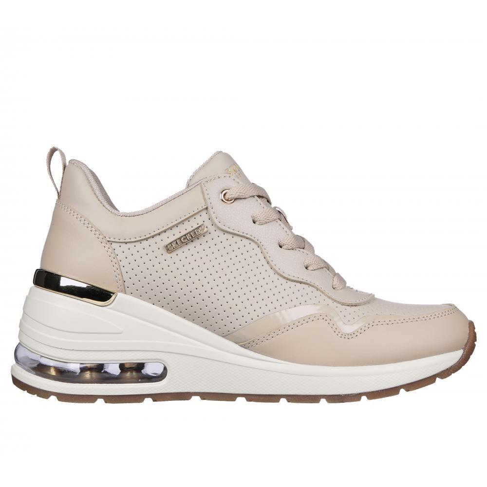 Zapatilla Mujer Million Air Hotter Air Beige Skechers-0