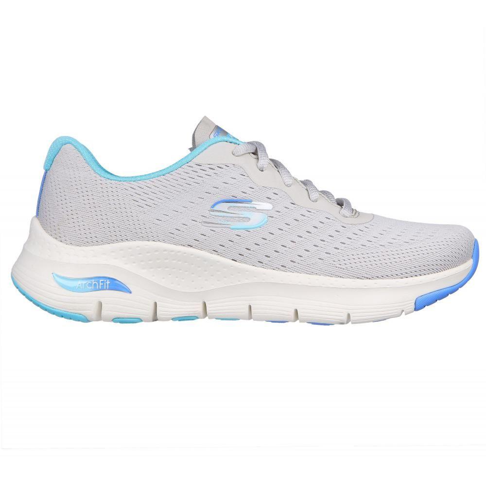 Zapatilla Mujer Arch Fit Infinity Cool Gris Skechers-5