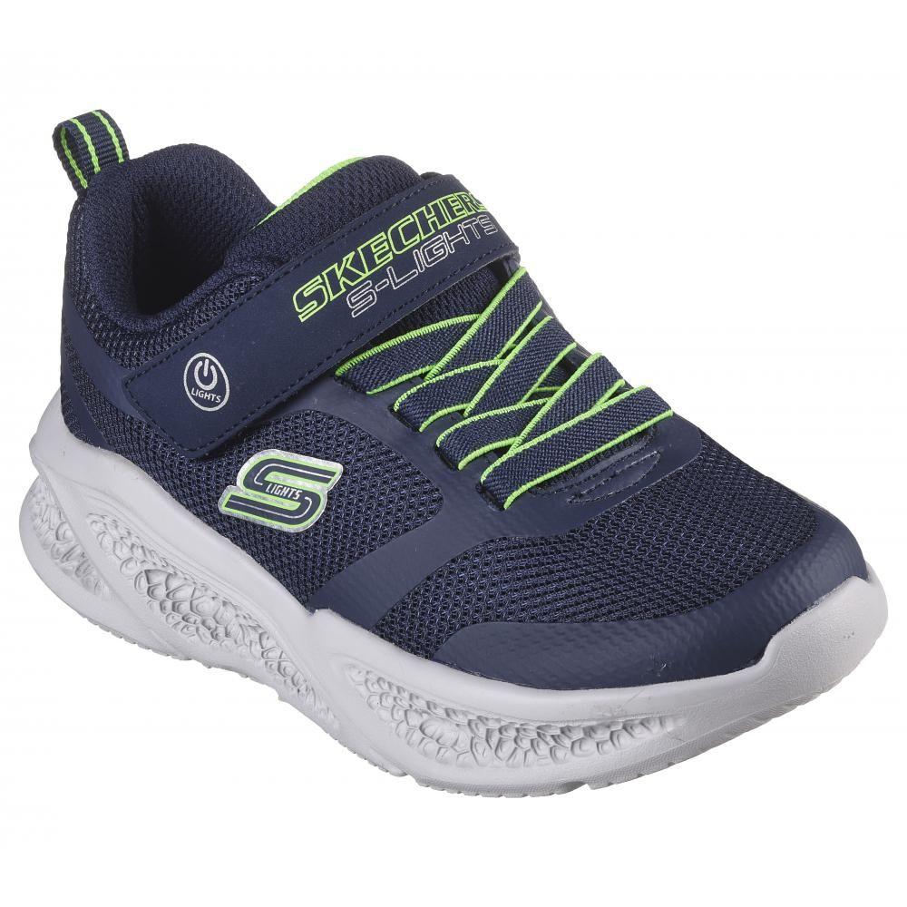 Zapatillas Niño Skechers Meteor-Lights Azul VL Skechers-4