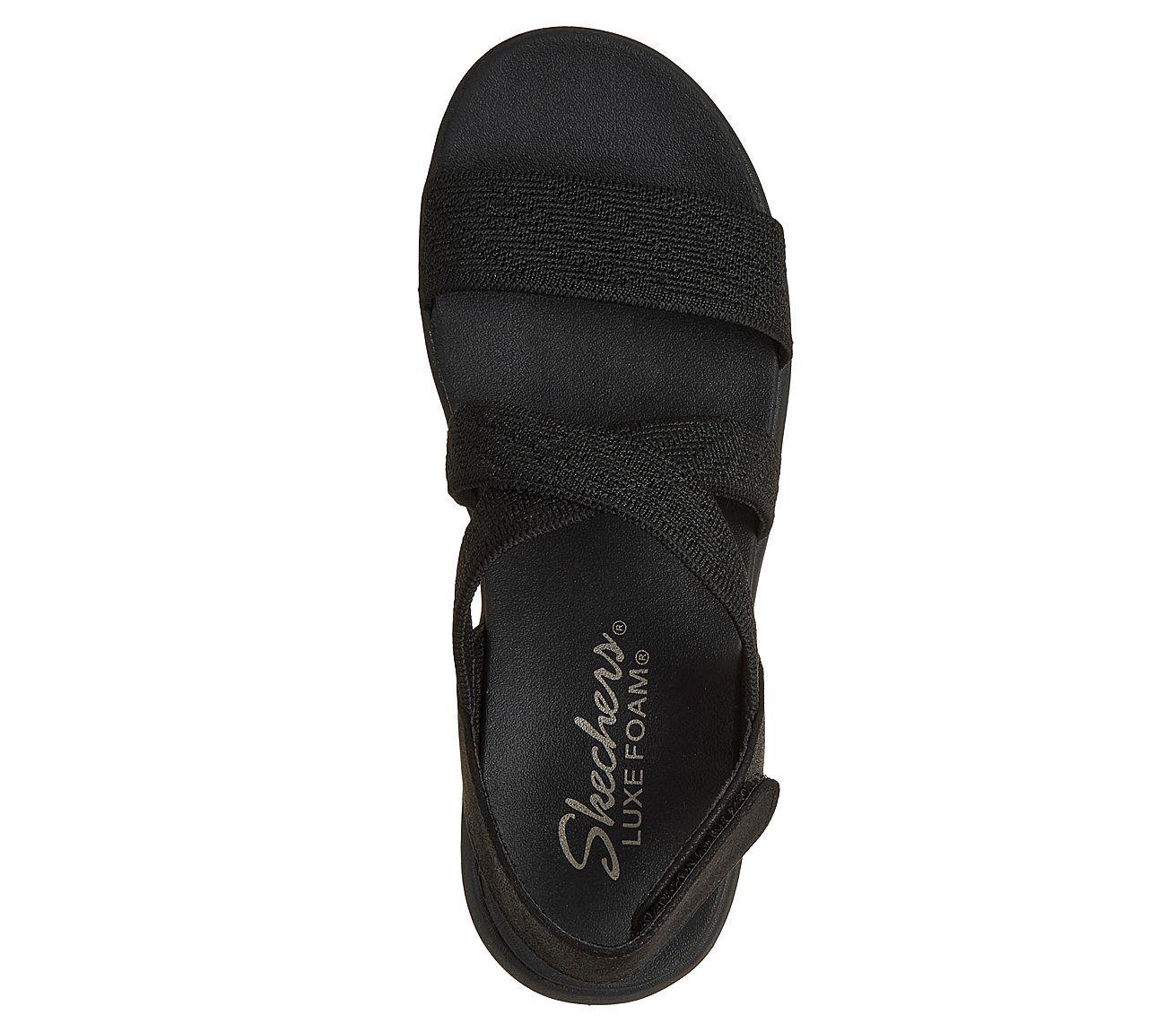 Sandalias Skechers Mujer Arya Very Mindful Negro-1