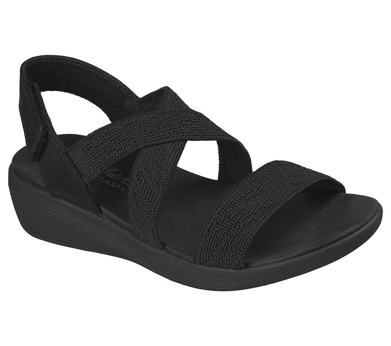 Sandalias Skechers Mujer Arya Very Mindful Negro-4