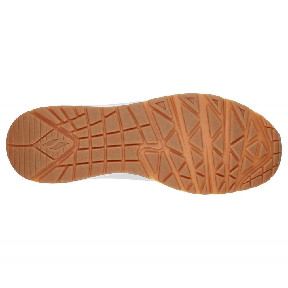 Zapatilla Hombre Uno Stand On Air Blanca Skechers-3