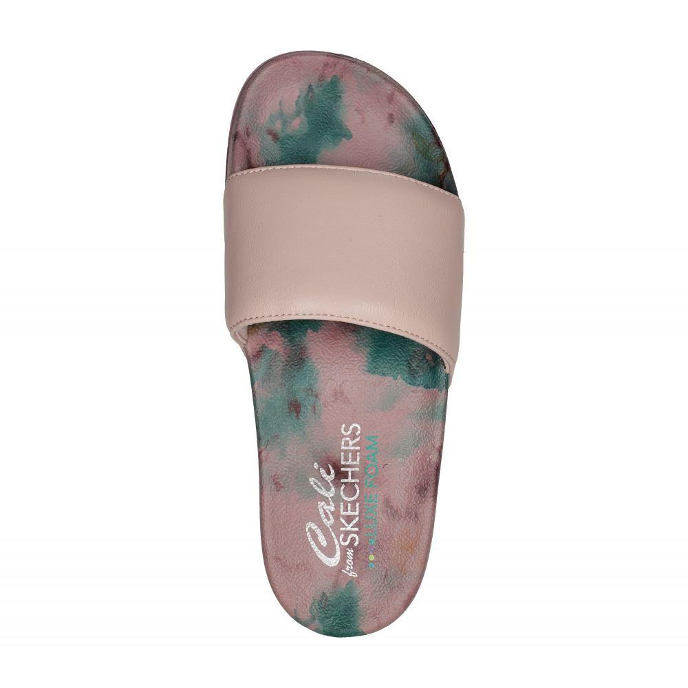 Sandalia Mujer Pop Ups True Colors Rosado Skechers-2