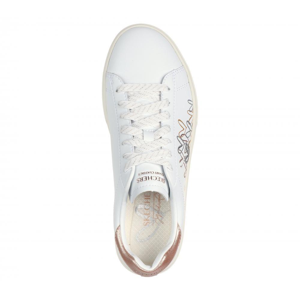 Zapatilla Mujer Eden Lx Gleaming Hearts Blanco Skechers-2