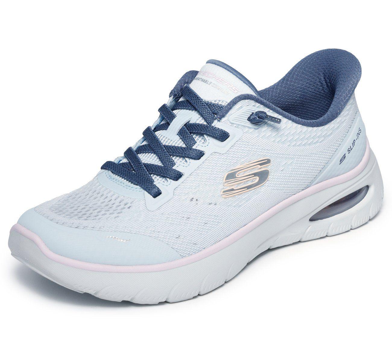 Zapatillas Mujer Slip-ins Skech-Air Summits Celeste Skechers-4