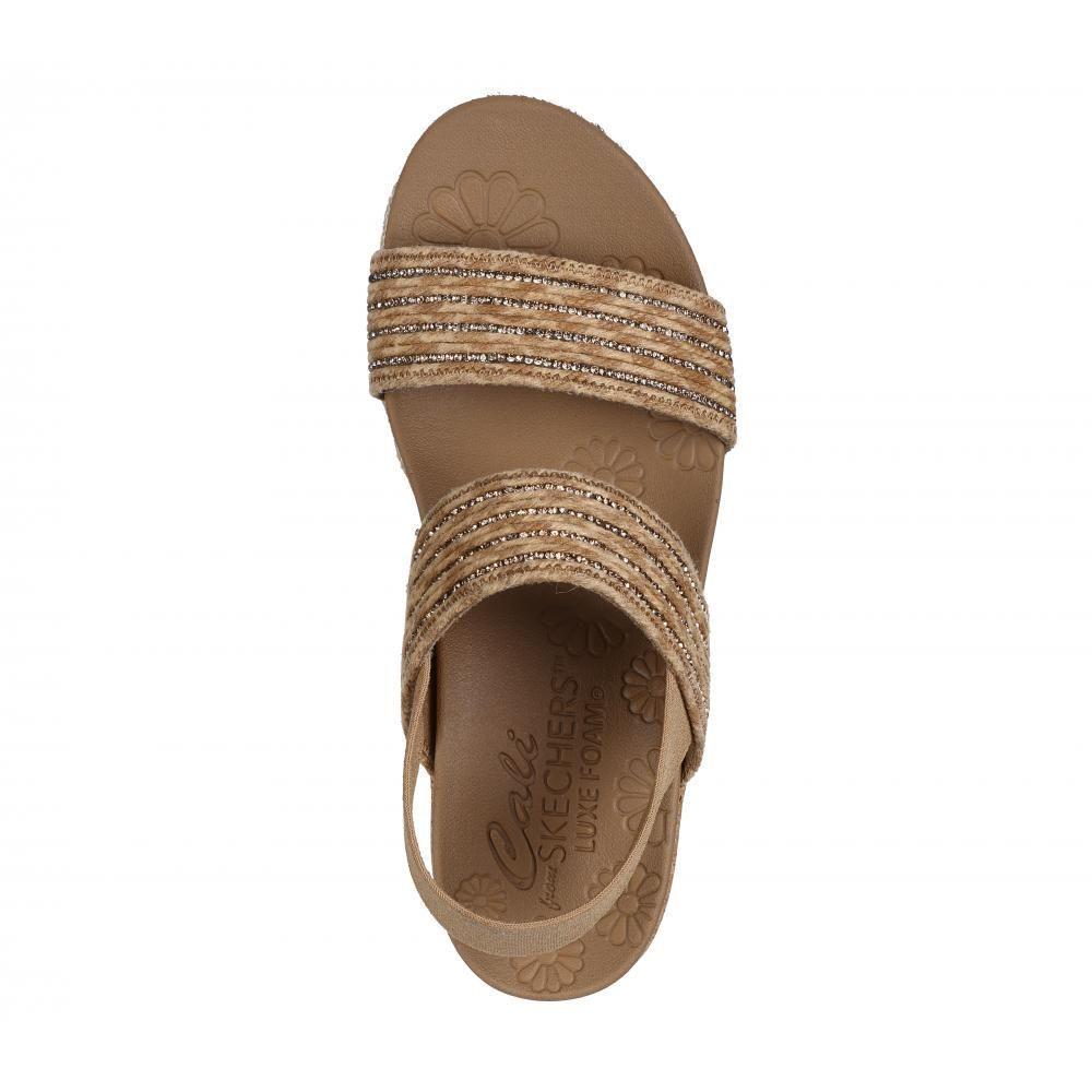 Sandalia Mujer Breezie Busy-Bee Café Skechers-1
