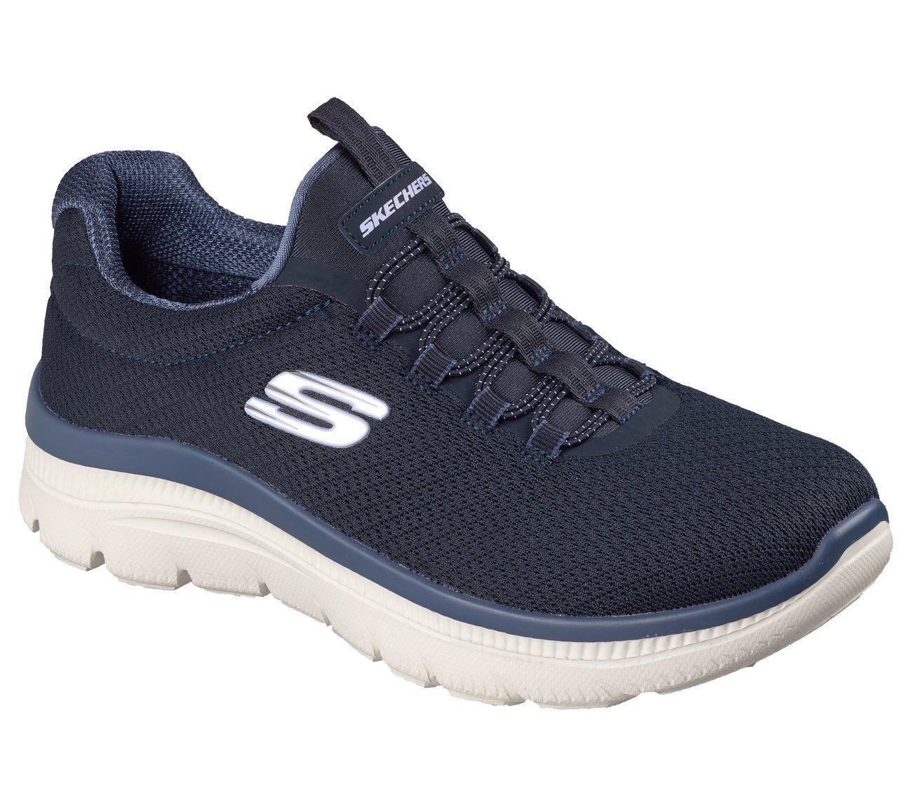 Zapatillas Mujer Summits Plus Azul Skechers-3