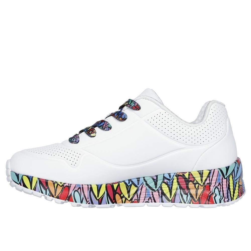 Zapatilla Niña Uno LiteSubtle Love Blanco Skechers-3