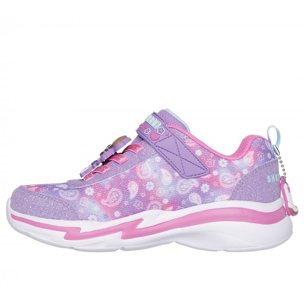 Zapatilla Niña Snuggle Sneaks Skech Squad Morado Skechers-3