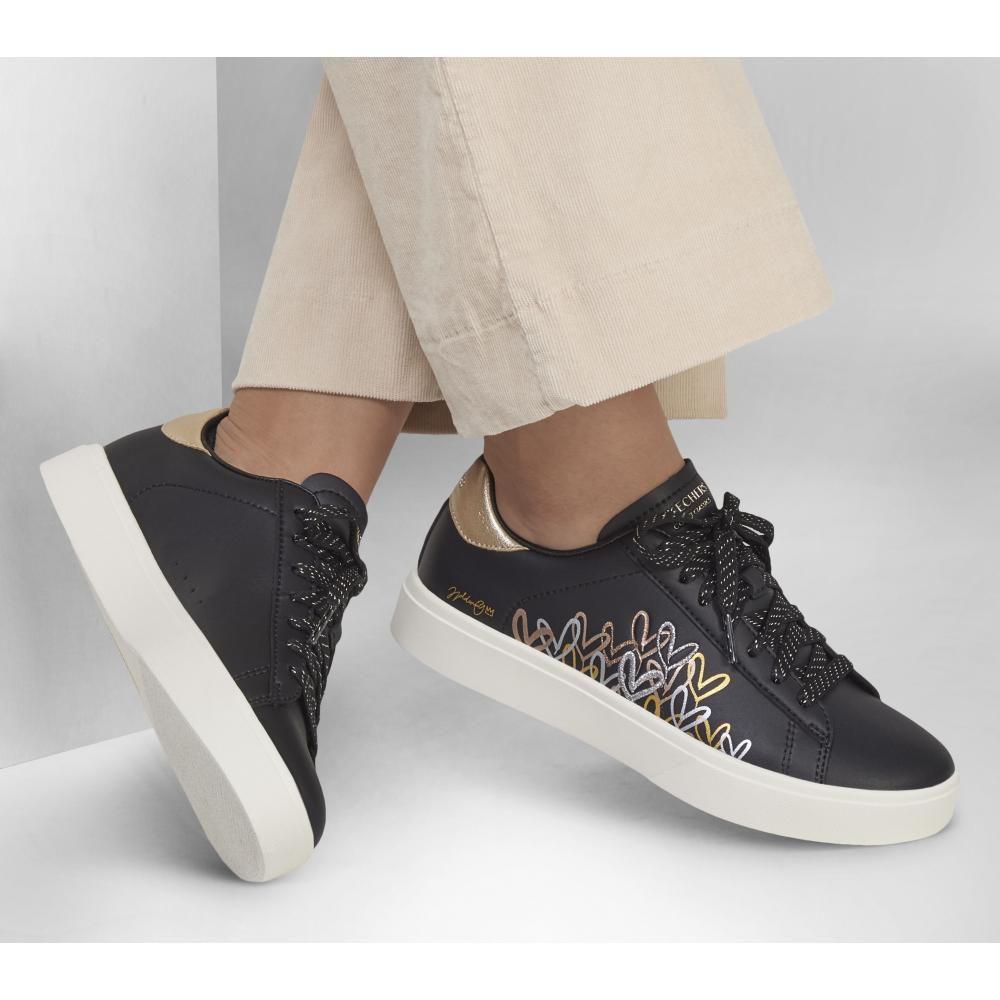 Zapatilla Mujer Eden Lx Gleaming Hearts Negro Skechers-1