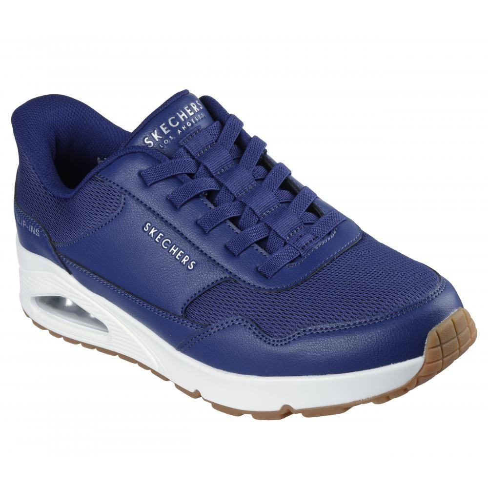 Zapatilla Hombre Uno Banksia Azul Skechers-4