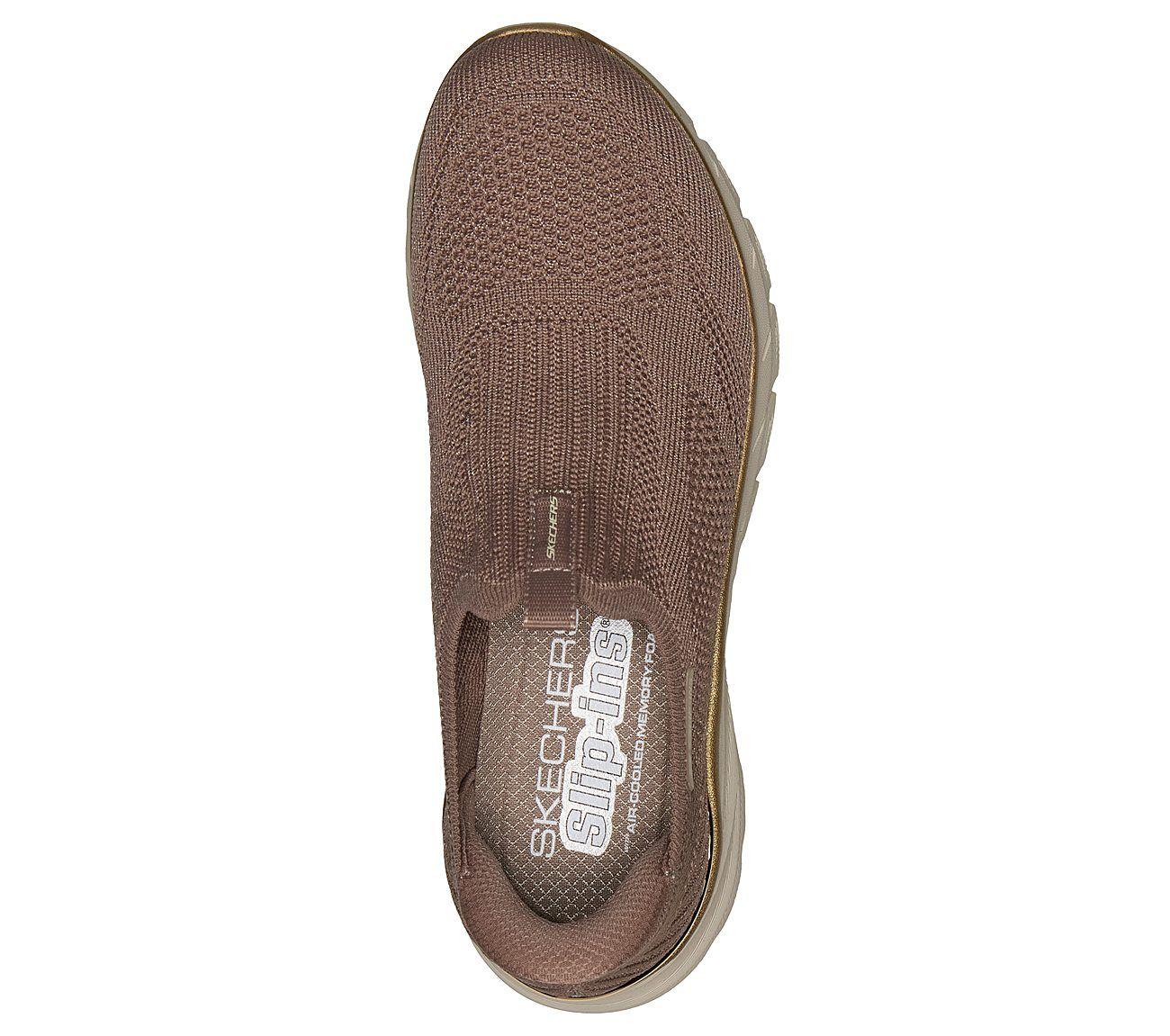 Zapatos Skechers Mujer Slip-Ins Fashion Fit 2.0 Café-1
